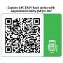 APC Easy Rack 42U Rack indipendenti Nero (ER6202)