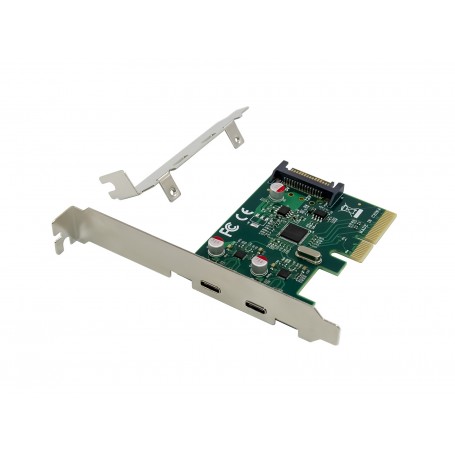 2-PORT USB 3.2 GEN 2 TYPE-C PCIE (EMRICK07G)