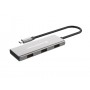 Conceptronic HUBBIES17G hub di interfaccia USB 3.2 Gen 2 (3.1 Gen 2) Type-C 10000 Mbit/s Grigio