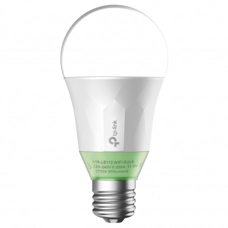 TP-LINK LB110 soluzione di illuminazione intelligente Lampadina intelligente Bianco Wi-Fi (LB110(E27))