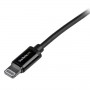 StarTech.com Cavo connettore lightning a 8 pin Apple nero a USB da 1m per iPhone / iPod / iPad (USBLT1MB)