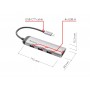 Verbatim Hub Multiporta USB-C Quattro porte USB 3.2 Gen 1