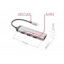 Verbatim Hub Multiporta USB-C Quattro porte USB 3.2 Gen 1