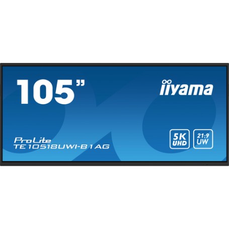 iiyama TE10518UWI-B1AG visualizzatore di messaggi Pannello A digitale 2,67 m (105") LED Wi-Fi 450 cd/m² 5K Ultra HD Nero Touch 