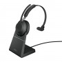 Jabra Evolve2 65, UC Mono Auricolare Wireless A Padiglione Ufficio USB tipo A Bluetooth Nero (26599-889-989)