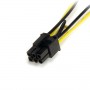 StarTech.com Adattatore cavo di alimentazione SATA a scheda video PCI Express 6 pin da 15 cm (SATPCIEXADAP)