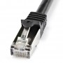 StarTech.com N6SPAT1MBK cavo di rete Nero 1 m Cat6 SF/UTP (S-FTP) (N6SPAT1MBK)