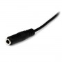 StarTech.com Cavo audio di prolunga stereo slim da 3,5 mm 1 m - M/F (MU1MMFS)