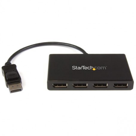 StarTech.com Adattatore multi monitor a 4 porte - Hub MST DisplayPort 1.2 a 4x DP 1080p - Video Splitter DisplayPo (MSTDP124DP)