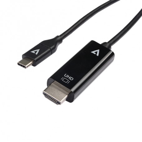 V7 V7UCHDMI-1M cavo e adattatore video USB Type-C 3.2 Gen 1 HDMI Nero (V7UCHDMI-1M)