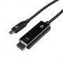 V7 V7UCHDMI-1M cavo e adattatore video USB Type-C 3.2 Gen 1 HDMI Nero (V7UCHDMI-1M)