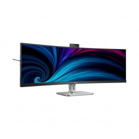 PHILIPS MONITOR CURVO 49 LED VA DUAL QHD 32:9 4MS 450 CDM, USB-C DOCK, WEBCAM, REG ALTEZZA, DP/HDMI,