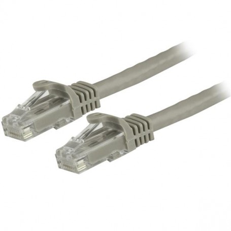 StarTech.com Cavo patch CAT6 1,5 m - Filo di rame al 100% - Connettore antistrappo - Grigio (N6PATC150CMGR)