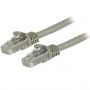 StarTech.com Cavo patch CAT6 1,5 m - Filo di rame al 100% - Connettore antistrappo - Grigio (N6PATC150CMGR)