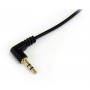 StarTech.com Cavo audio stereo da slim 3,5 mm ad angolare destro 30 cm - M/M (MU1MMSRA)