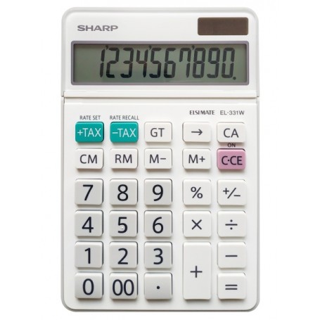 Sharp EL-331W calcolatrice Calcolatrice finanziaria Bianco (SH-EL331WB)