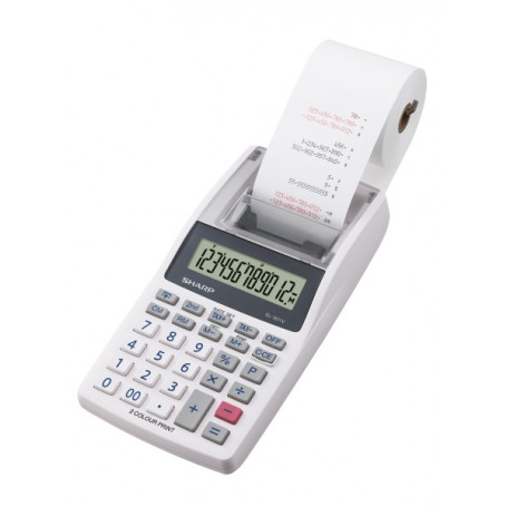 Sharp EL-1611V calcolatrice Desktop Calcolatrice finanziaria Grigio, Bianco (SH-EL1611V)