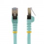 StarTech.com Cavo patch CAT6a da 1,5 m - Schermato (STP) - Filo di rame al 100% - connettore antistrappo - Acqua (6ASPAT150CMAQ)