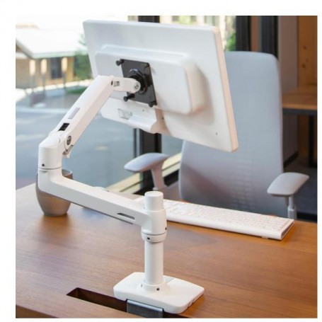 LX DESK LCD ARM BRIGHT WHITE