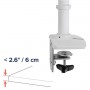 LX DESK LCD ARM BRIGHT WHITE