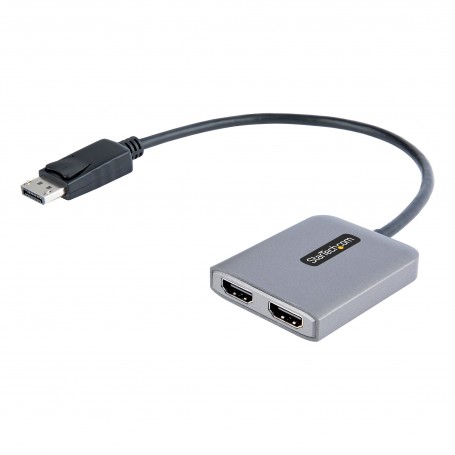 StarTech.com Adattatore da DisplayPort a HDMI - DisplayPort 1.4 MST Hub con cavo da 30 cm - Convertitore DP Doppio HDMI 4K 60Hz 