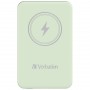 Verbatim Charge 'n' Go Polimeri di litio (LiPo) 5000 mAh Carica wireless Verde