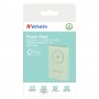 Verbatim Charge 'n' Go Polimeri di litio (LiPo) 5000 mAh Carica wireless Verde