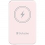 Verbatim Charge 'n' Go Polimeri di litio (LiPo) 5000 mAh Carica wireless Rosa