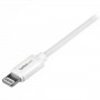 StarTech.com Cavo Connettore Lightning 8-pin Apple a USB di tipo Slim per iPhone / iPod / iPad da 1m - Bianco (USBLT1MW)