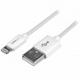 StarTech.com Cavo Connettore Lightning 8-pin Apple a USB di tipo Slim per iPhone / iPod / iPad da 1m - Bianco (USBLT1MW)