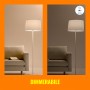 Philips LED Lampadina Smart Dimmerabile Luce Bianca Calda Attacco E27 60W Goccia 2Pezzi