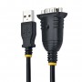 StarTech.com Cavo Adattatore USB a Seriale 1 m - Convertitore da USB a Seriale con Porta COM, Cavo USB Seriale RS232/DB9 Maschio