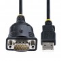 StarTech.com Cavo Adattatore USB a Seriale 1 m - Convertitore da USB a Seriale con Porta COM, Cavo USB Seriale RS232/DB9 Maschio