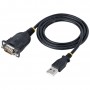 StarTech.com Cavo Adattatore USB a Seriale 1 m - Convertitore da USB a Seriale con Porta COM, Cavo USB Seriale RS232/DB9 Maschio
