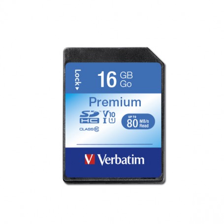 Verbatim Premium 16 GB SDHC Classe 10 (43962)