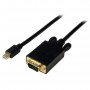 StarTech.com Cavo convertitore adattatore Mini DisplayPort a VGA da 1,8 m – mDP a VGA 1920x1200 - Nero (MDP2VGAMM6B)