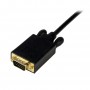 StarTech.com Cavo convertitore adattatore Mini DisplayPort a VGA da 1,8 m – mDP a VGA 1920x1200 - Nero (MDP2VGAMM6B)