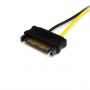 StarTech.com Adattatore cavo di alimentazione SATA a scheda video PCI Express 8 pin da 15 cm (SATPCIEX8ADP)
