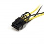 StarTech.com Adattatore cavo di alimentazione SATA a scheda video PCI Express 8 pin da 15 cm (SATPCIEX8ADP)