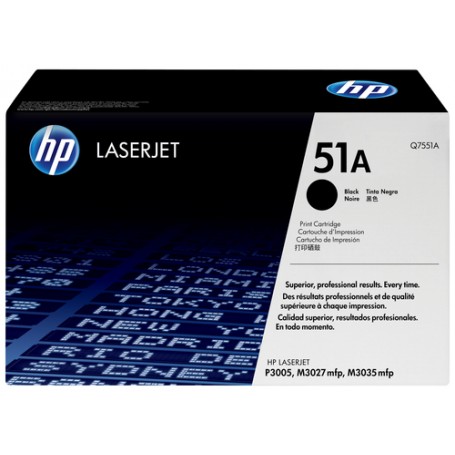 HP Cartuccia Toner originale nero LaserJet 51A (Q7551A)