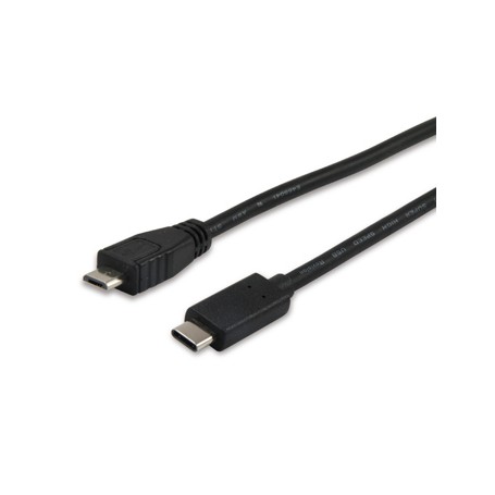 Equip 12888407 cavo USB USB 2.0 1 m Micro-USB B USB C Nero