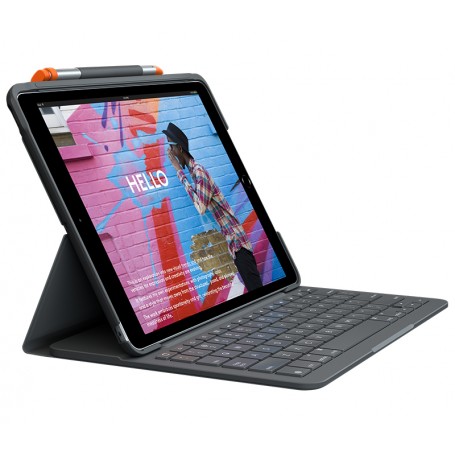 Logitech Slim Folio Grafite Bluetooth QWERTY Italiano (920-009477)