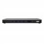 V7 DOCKTB4PT replicatore di porte e docking station per laptop Cablato Thunderbolt 4 Nero, Argento
