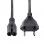 StarTech.com Cavo di Alimentazione CA da 2m, Spina EuroPlug a C7, 2.5A-250V, 18AWG, Cavo Elettrico di Ricambio con spina italian