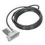 Targus ASP96RGL cavo di sicurezza Argento 2 m