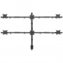 17"-32" ARTICULATING 6 MONITOR DESK