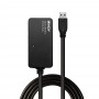 Lindy 43159 hub di interfaccia USB 3.2 Gen 1 (3.1 Gen 1) Type-A 5000 Mbit/s Nero (43159)