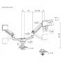 17"-35" HEAVY-DUTY DUAL MONITOR DES