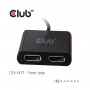 CLUB3D USB3.2 Gen1 Type A to DisplayPort™1.2 Dual Monitor 4K60Hz Video Splitter (CSV-1477)