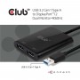 CLUB3D USB3.2 Gen1 Type A to DisplayPort™1.2 Dual Monitor 4K60Hz Video Splitter (CSV-1477)